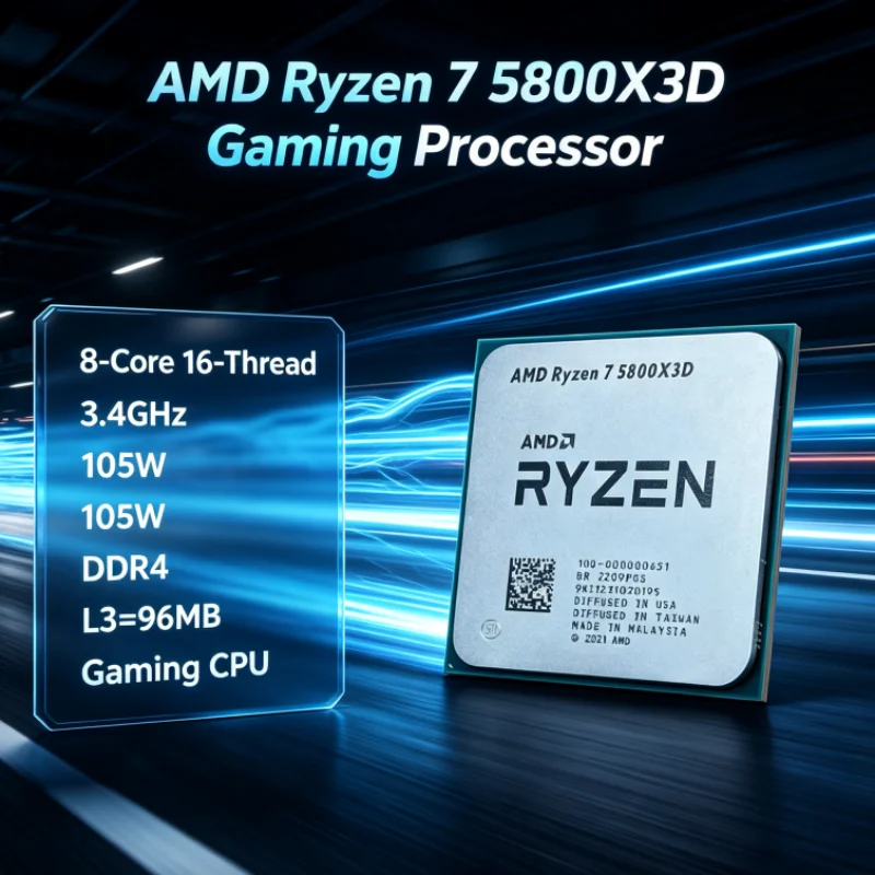 AMD R7 5800X3D 96 MB 8-Core 16 - Amd Cpu Ryzen 7 review and price