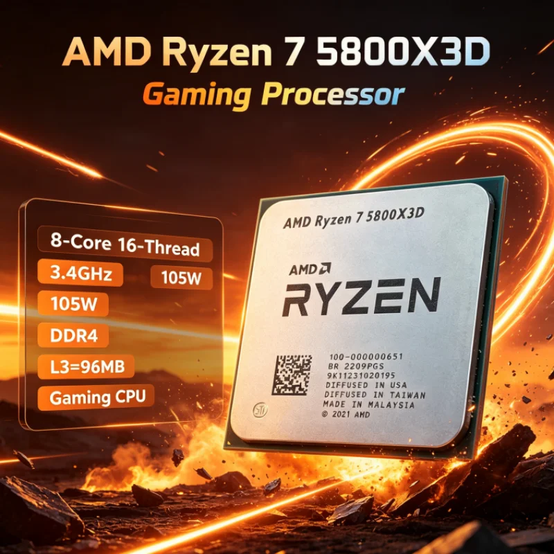 AMD R7 5800X3D 96 MB 8-Core 16 - Amd Cpu Ryzen 7 review and price