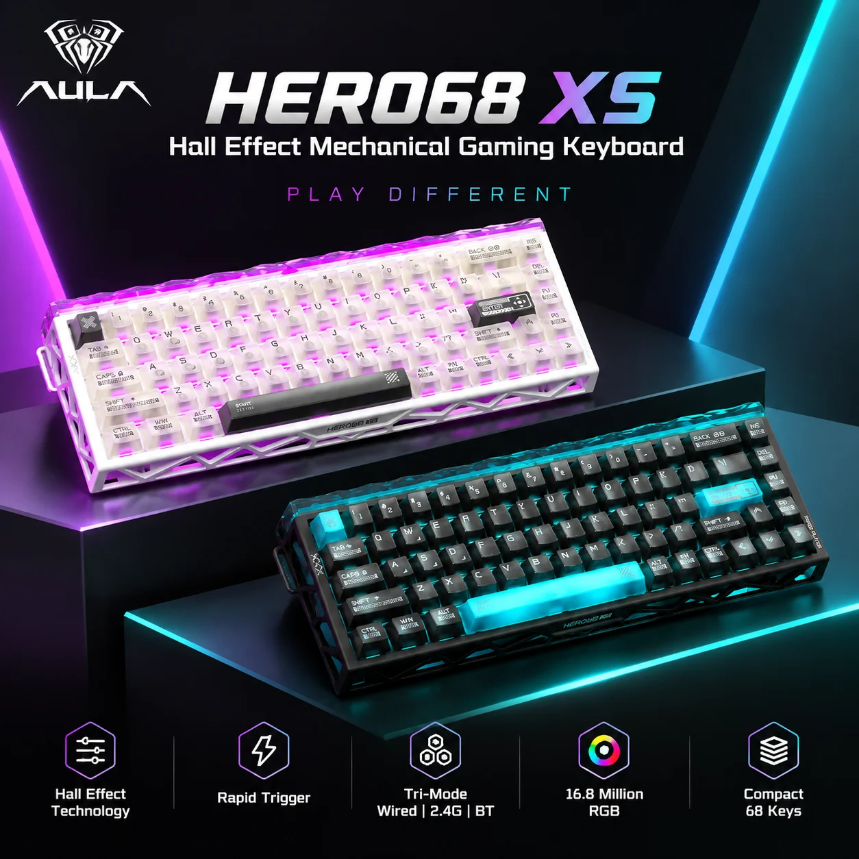 Aula Hero68 XS Hall Effect Mag - Gaming Keyboard Nearby review and price