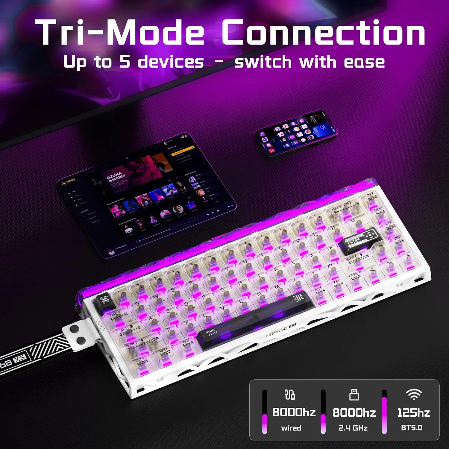 Aula Hero68 XS Hall Effect Mag - Gaming Keyboard Nearby review and price