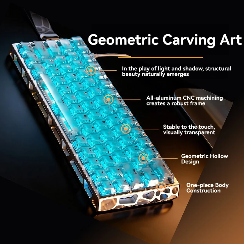 IROK MG63 Dual-core 63 Keys Ma - Gaming Keyboard Hot Swappable review and price