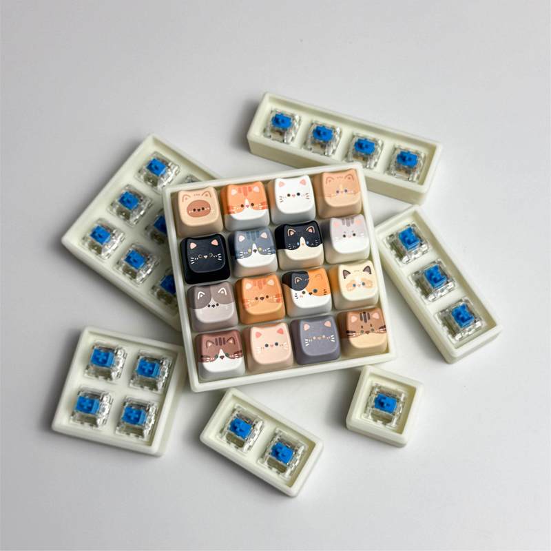 Cat Axis Tester Siamese Calico - Gaming Keyboard Test review and price