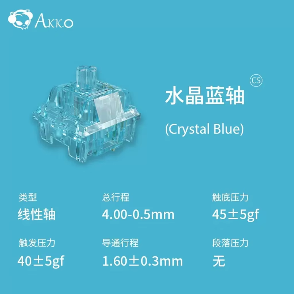 Akko Crystal V3 Switch Wine Re - Keyboard Gaming Blue Switch review and price